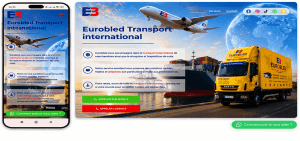creation site internet eurobled transport international
