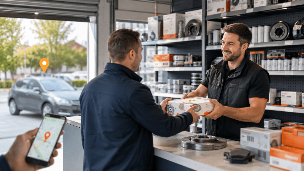 Création site internet vendeur pièces auto Cenon – disques de frein, filtres, bougies et roulements