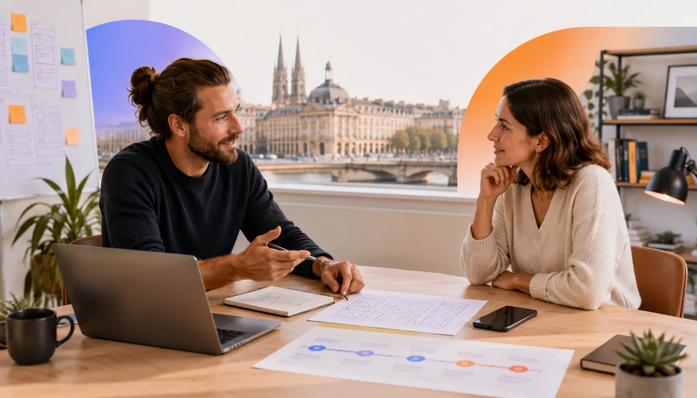Comparatif agence web et freelance pour un projet à Bordeaux