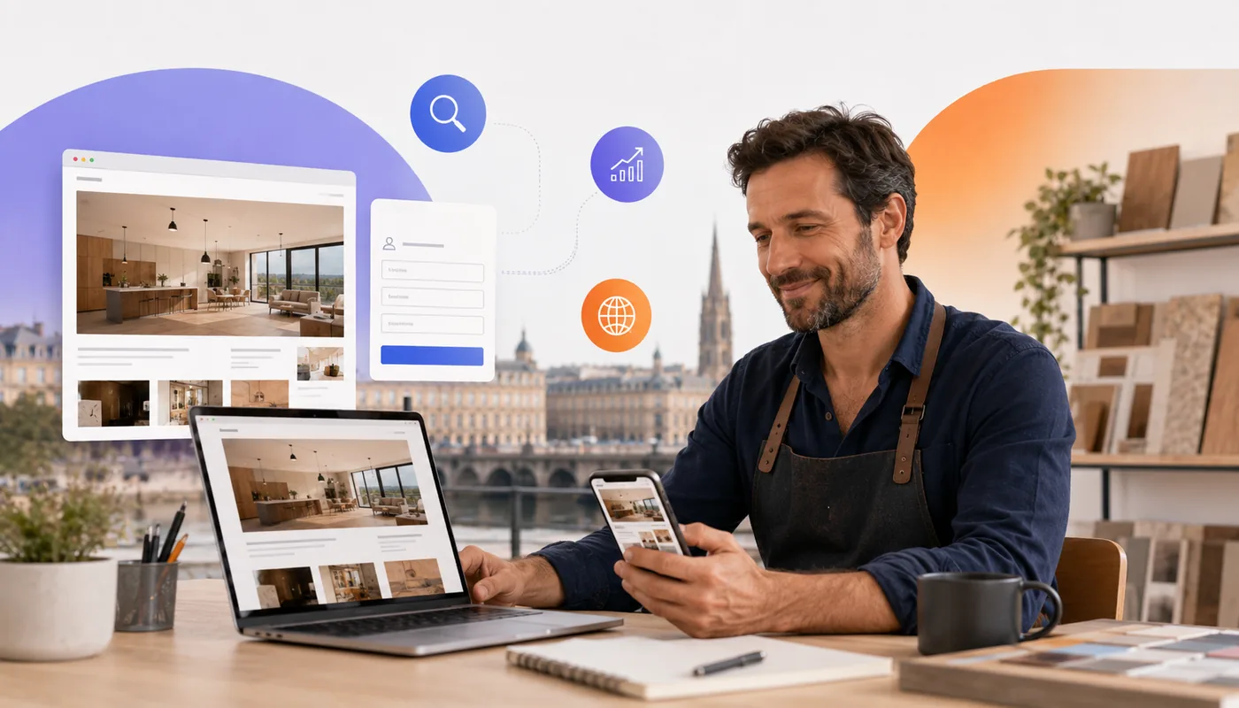 Création de site internet pour une entreprise locale à Bordeaux