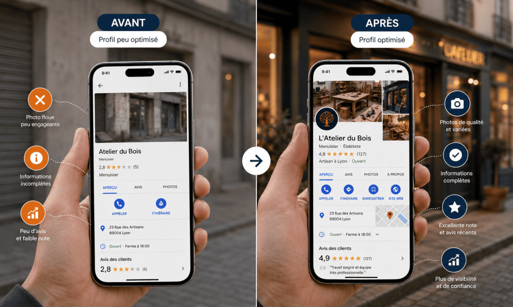 Votre fiche google business